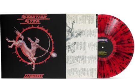 Shooting Star - III Wishes - Red & Black Splatter