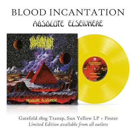 Blood Incantation - Absolute Elsewhere - Ltd. Gatefold Transp. Sun Yellow Vinyl & Poster